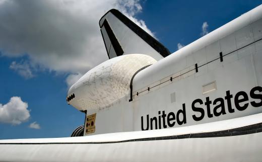 Heat-resistant ceramic tiles were used to protect the Space Shuttle's exterior during re-entry.