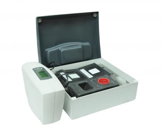 A colorimeter measures only red, green, and blue colors of light, while a spectrophotometer can measure the intensity of any wavelength of visible light.