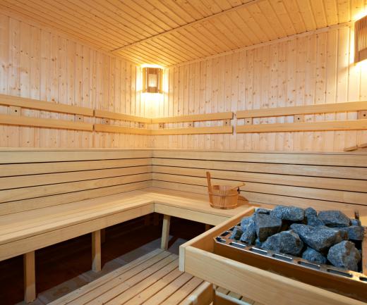 Hygrometers are often used in saunas.