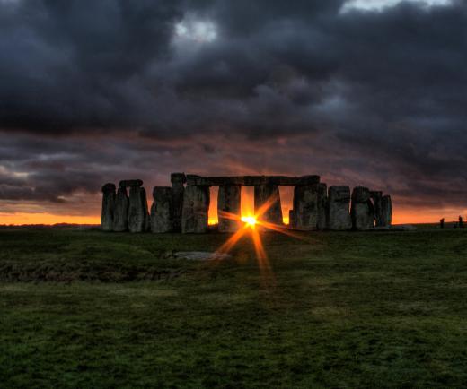 Astro-archaeologists are interested in how megalithic monuments, such as Great Britain's Stonehenge, align with celestial objects.