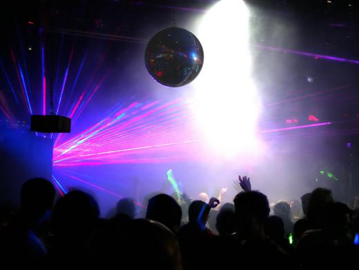 The stroboscopic effect may be witnessed in dance clubs with strobe lighting.
