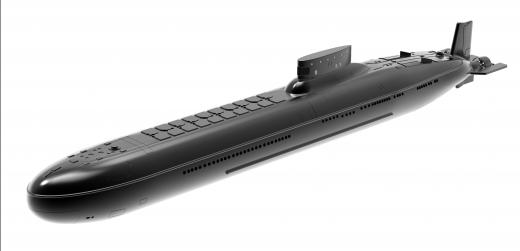 The Russian/Soviet Typhoon class submarines are designed to carry ballistic missiles.