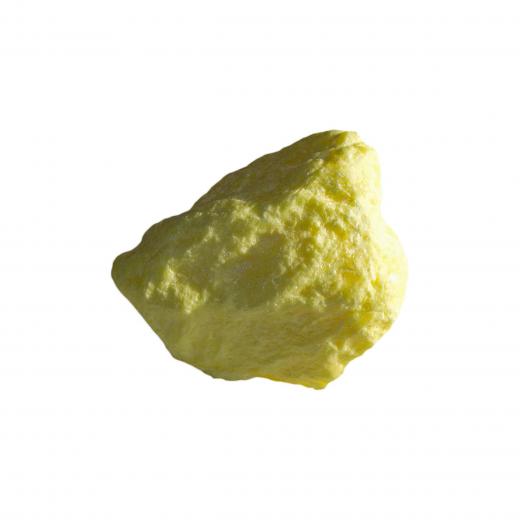 Sulfur crystal.