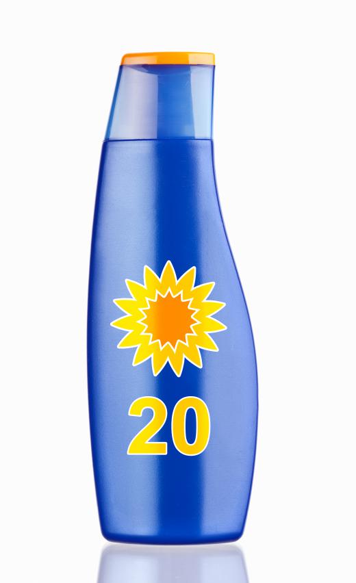 Zinc is used in sunscreen.