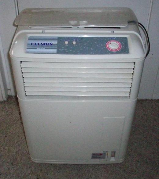 An evaporative cooler, which works by evaporation.