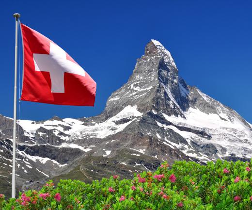 The Matterhorn is a classic example of a pyramidal peak.