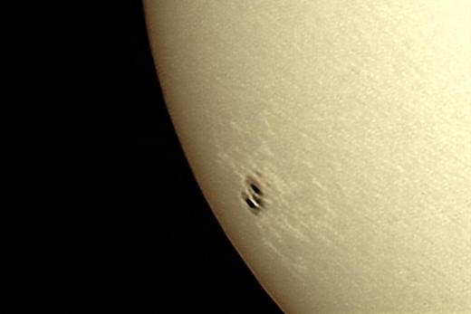 Astrophysicists see the Coriolis effect when studying sunspots.