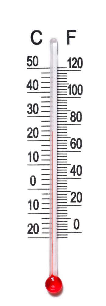 Most temperature is measured in Celsius and Fahrenheit.