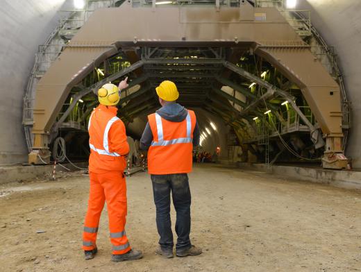 The beams used in a tunnel design must be strong enough to support thousands of tons of concrete and dirt.