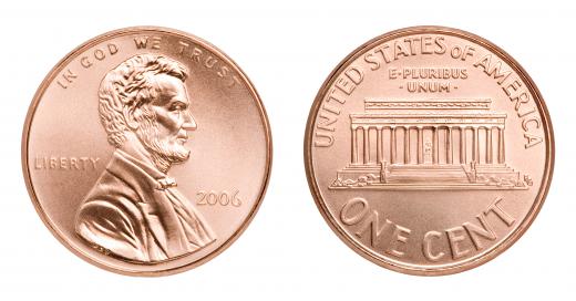 A copper penny can be used to test items on the Mohs scale.