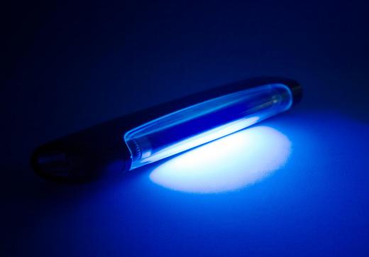 Black lights utilize ultraviolet light.