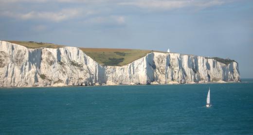 The White Cliffs of Dover are limestone formations.