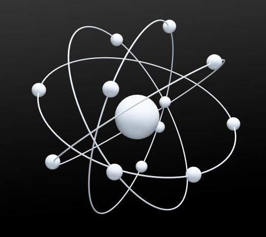 The properties of matter come from the charges of protons, neutrons, and electrons of each atom.
