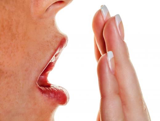 About 90 percent of bad breath is cause by anaerobic bacteria in the mouth.