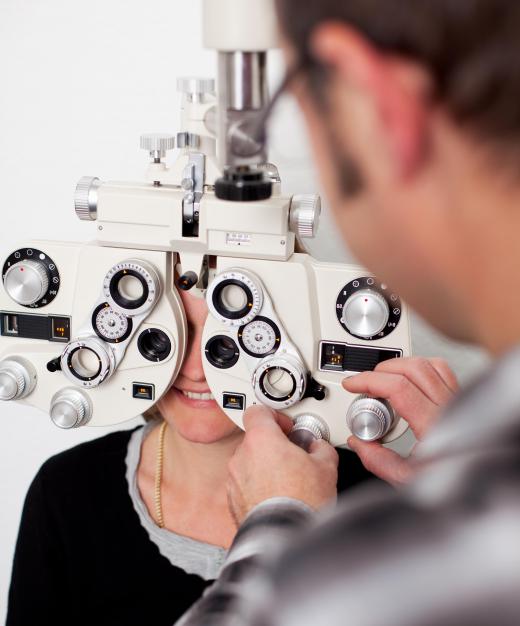 A eyecare provider can determine the appropriate number of diopters needed to correct someone’s vision.