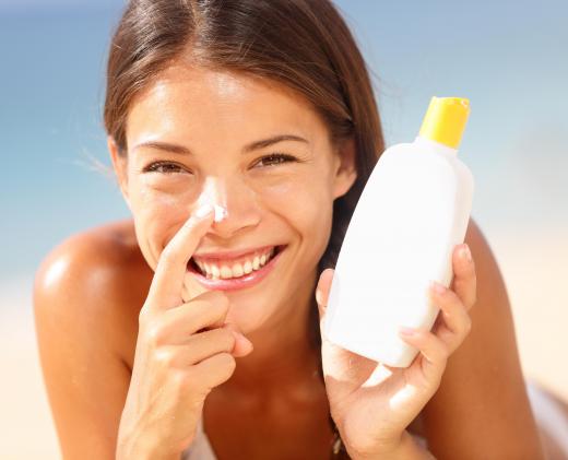 UV absorbers are sometimes added to sunscreens.